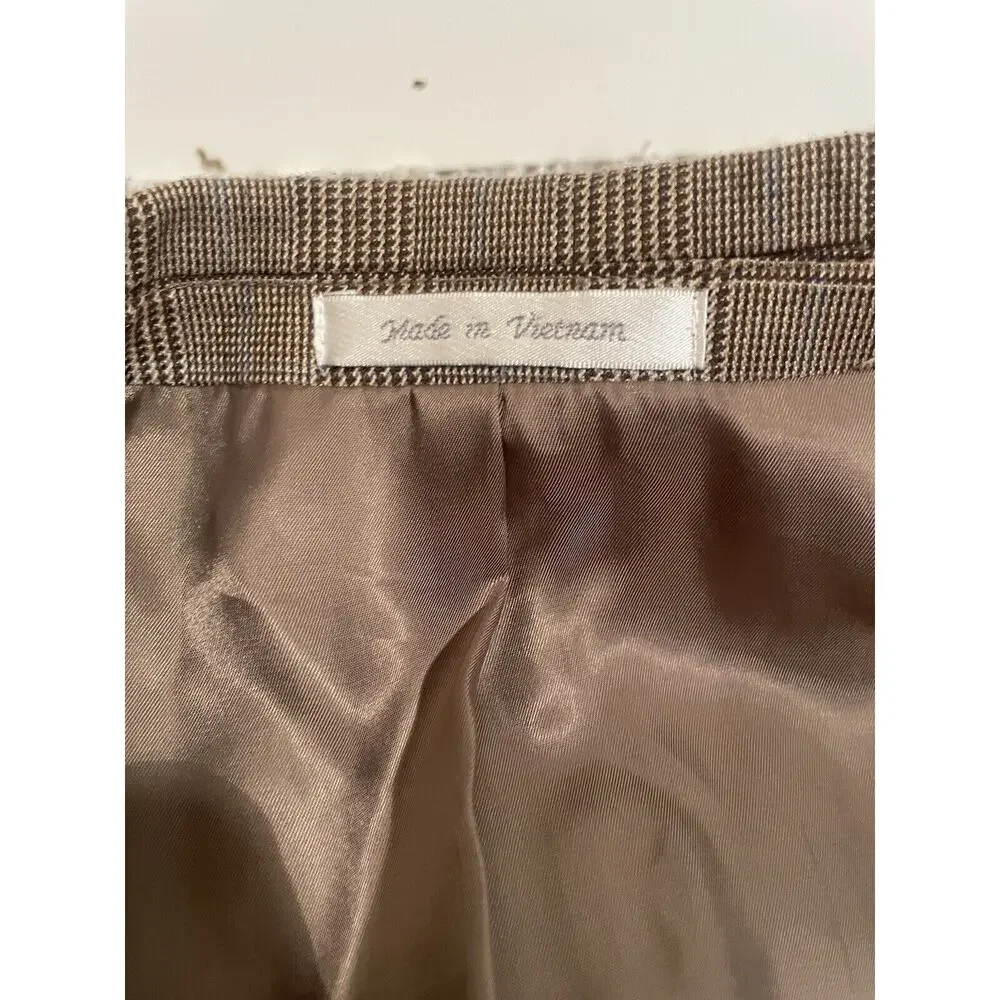 Lauren Ralph Lauren Mens Classic-Fit Ultraflex Stretch Patterned Blazer Size 42L